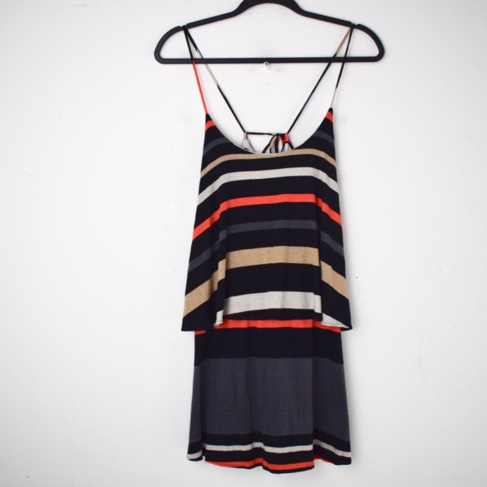 Patterson J. Kincaid Ivy Striped Layered Dress - Picture 2 of 7